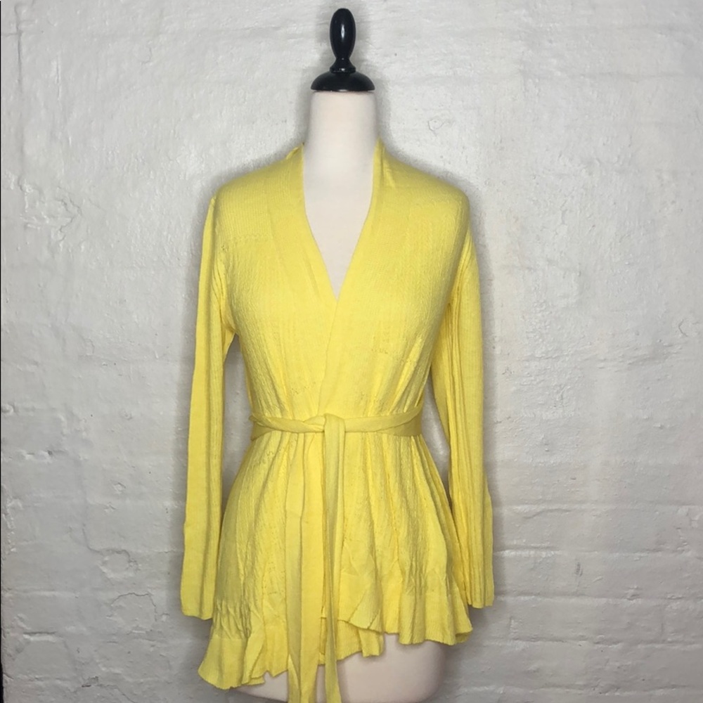 ANTHROPOLOGIE (by Sparrow) belted cardigan